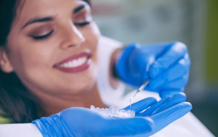 teeth whitening procedure