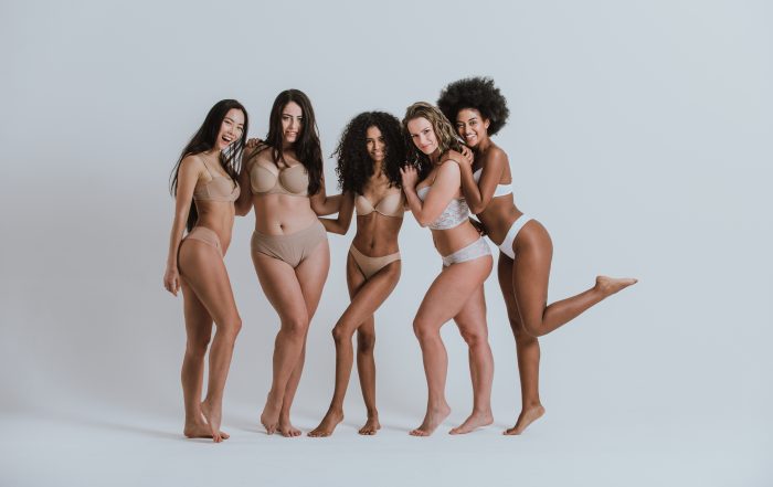 group of women with different body and ethnicity