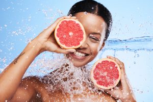 grapefruit black woman and water splash vitamin 2023 11 27 05 07 37 utc